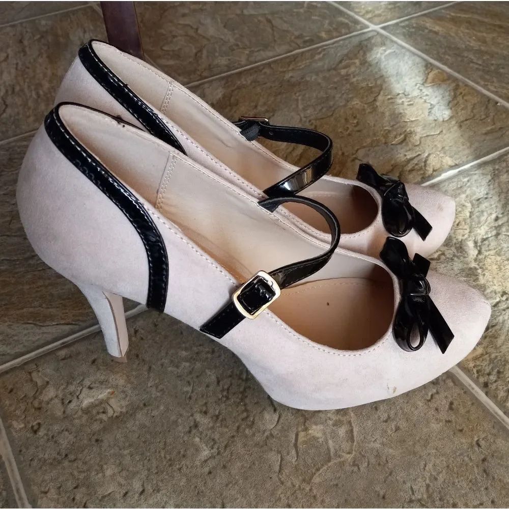 Just Fab Nude Heels